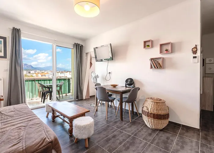Azur Ajaccien - Proche Du Port Avec Parking Apartament